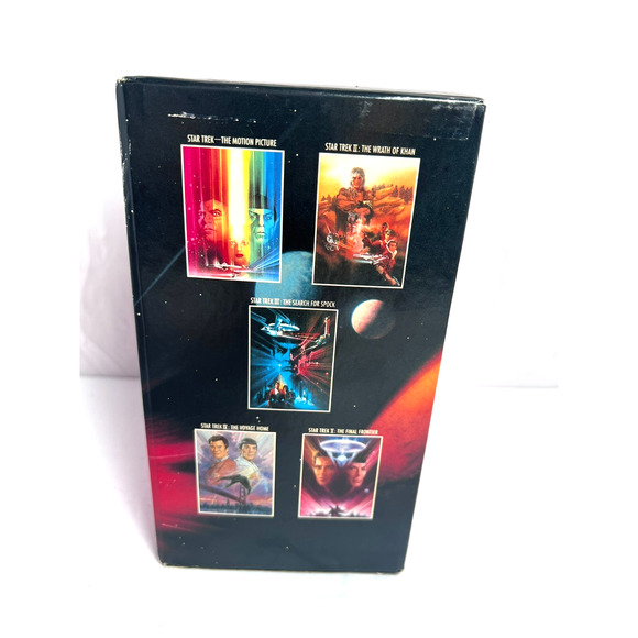 Star Trek The Movies 25th Anniversary Collector's Set of 5 VHS Box Set - Picture 2 of 9